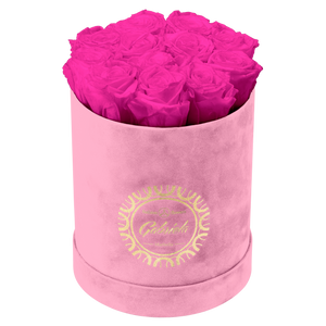 Small Luxury Round Velvet bouquet with more than  10 Roses