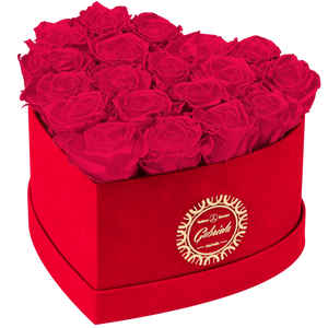 Heart with more than 16 Roses