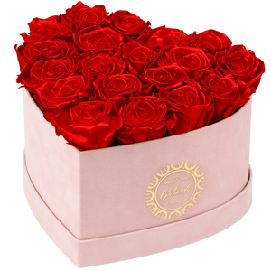 Heart with more than 16 Roses