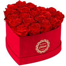 Heart with more than 16 Roses