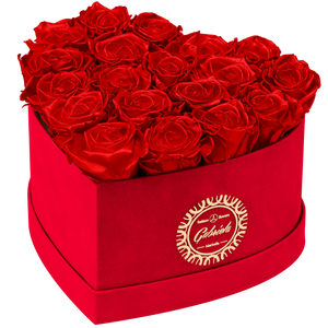 Heart with more than 16 Roses