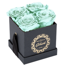 4 Roses  Velvet Square Box