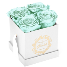 4 Roses  Velvet Square Box
