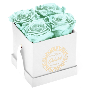 4 Roses  Velvet Square Box