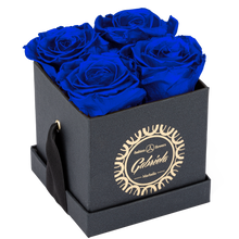 4 Roses  Velvet Square Box