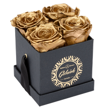 4 Roses  Velvet Square Box