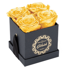 4 Roses  Velvet Square Box
