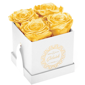 4 Roses  Velvet Square Box