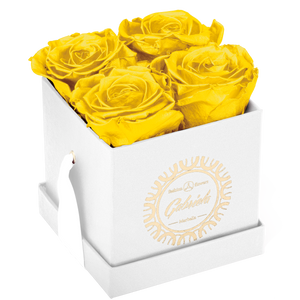 4 Roses  Velvet Square Box