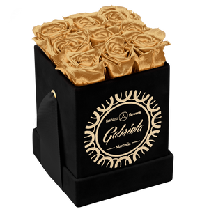 9 S sizes Roses Velvet Square box
