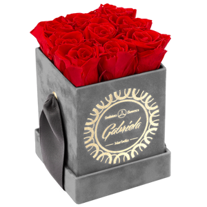 9 S sizes Roses Velvet Square box