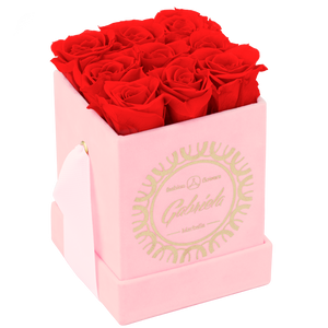 9 S sizes Roses Velvet Square box