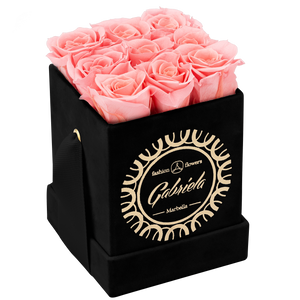 9 S sizes Roses Velvet Square box