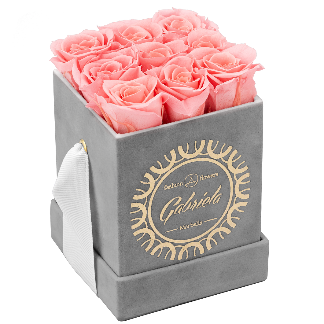 9 S sizes Roses Velvet Square box