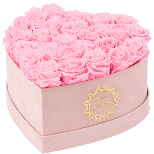 Heart with more than 25 roses